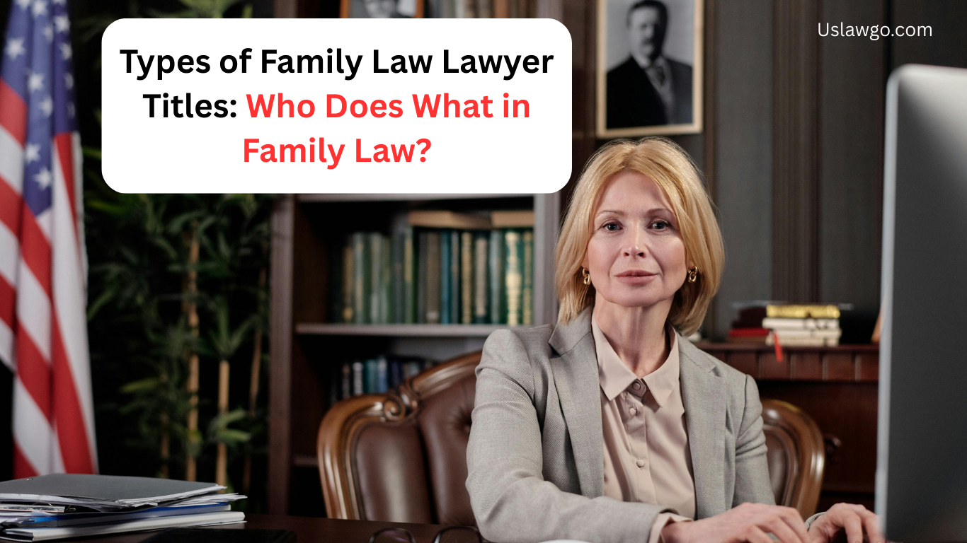 Types of Family Law Lawyer Titles: Who Does What in Family Law?